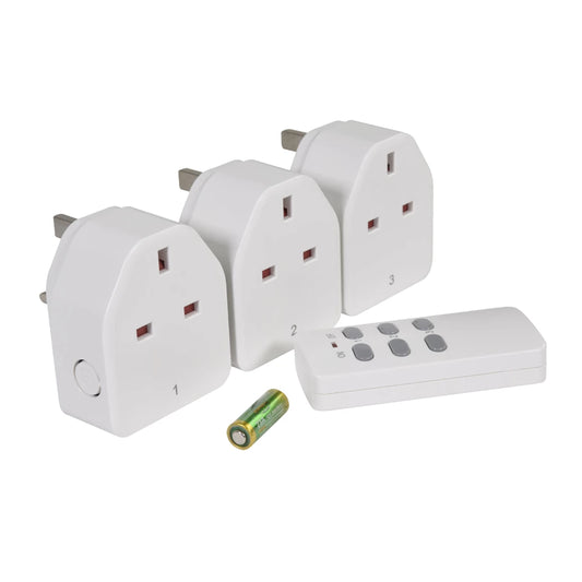 Mercury Programmable/Self-learning Wireless Remote Control Sockets