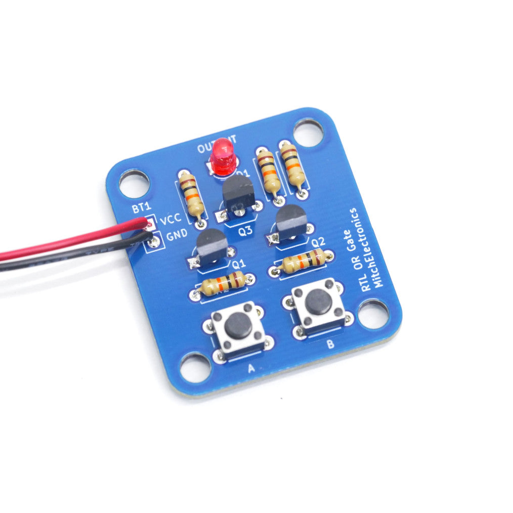 MitchElectronics Logic Gate Pack RTL NOT/NOR/AND/NAND/OR Solder Solder Kit