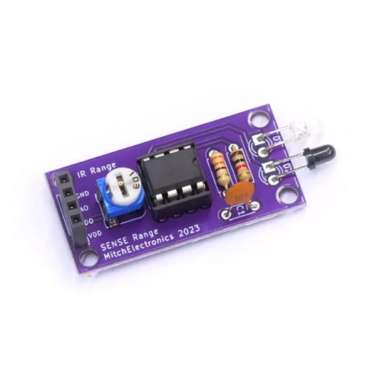 MitchElectronics Infrared Range Sensor DIY Electronics Solder Kit, IR Range Sense