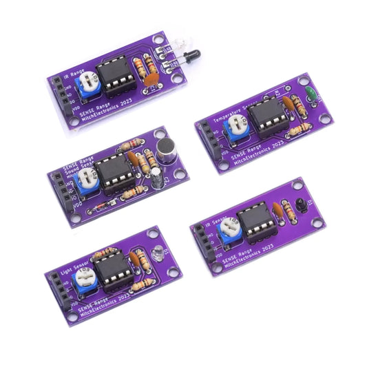 MitchElectronics Sense Pack Temp/IR/Range/Light/Sound Solder DIY Solder Kit