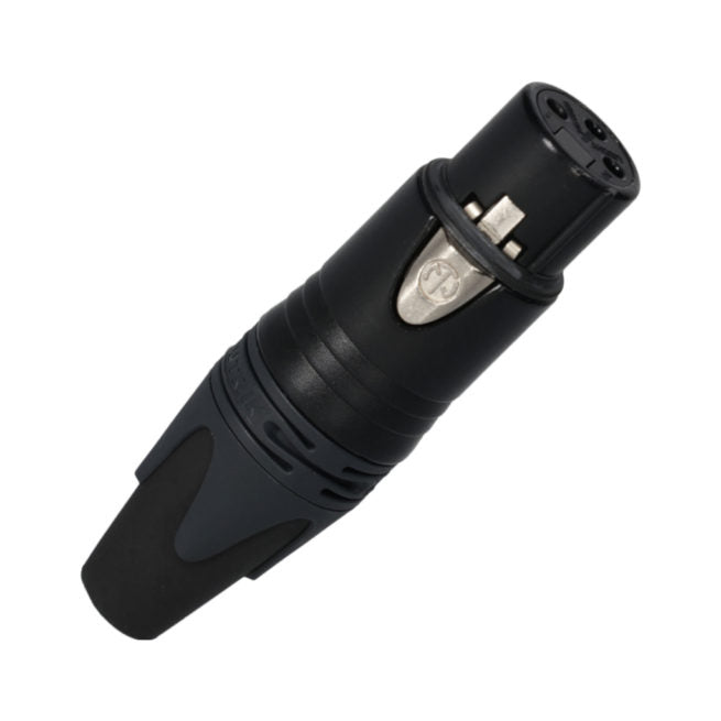 Neutrik Gold Plated In-Line XLR Socket (Solder Tags)