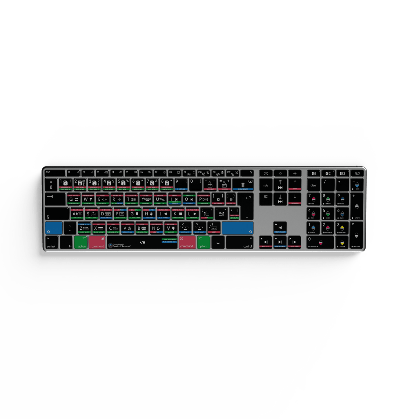 NEW Davinci Resolve Keyboard | Backlit & Wireless | Mac and PC