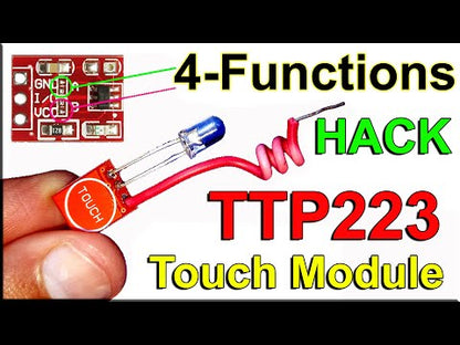 10 Pack TTP223 Capacitive Touch Switch Button Module Self Lock