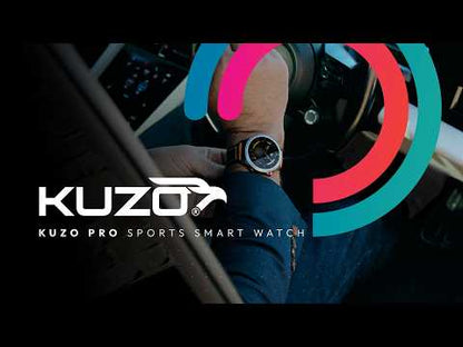 Kuzo Pro Sports Smart Watch with GPS, Black