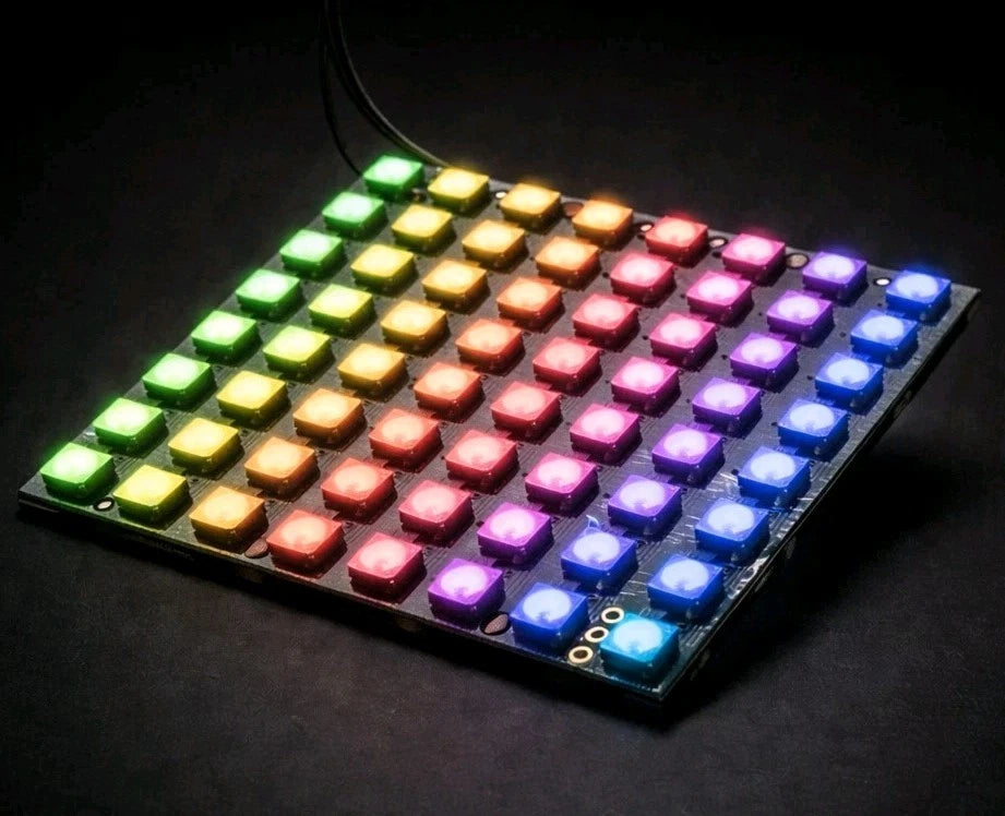 LED Matrix Light Panel Digital Display WS2812B 8×8 Addressable 64-Bit, 5V, RGB