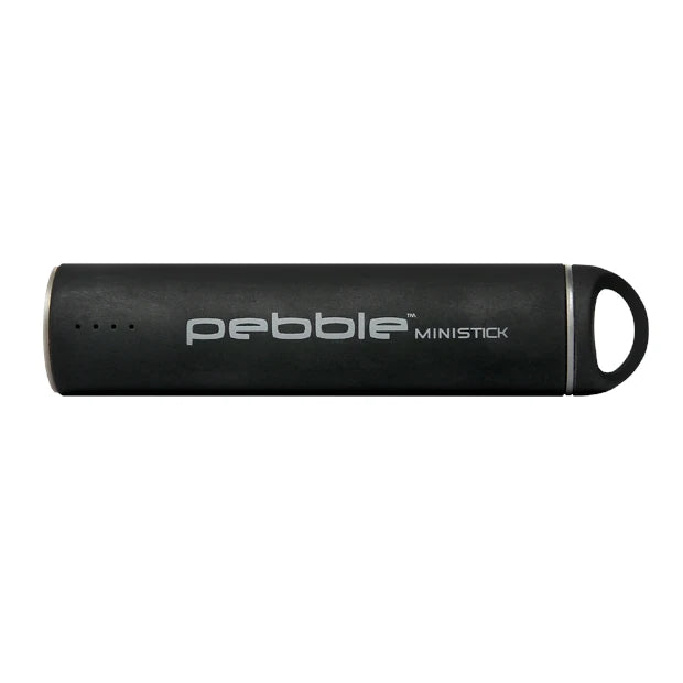 Pebble Ministick Portable Battery Powerbank, Black