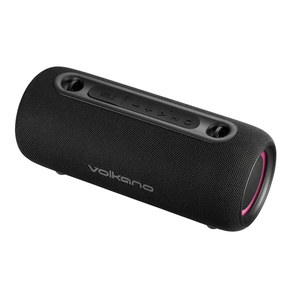Volkano Mamba 2.0 Series Bluetooth Portable Speaker With FM Radio, Black